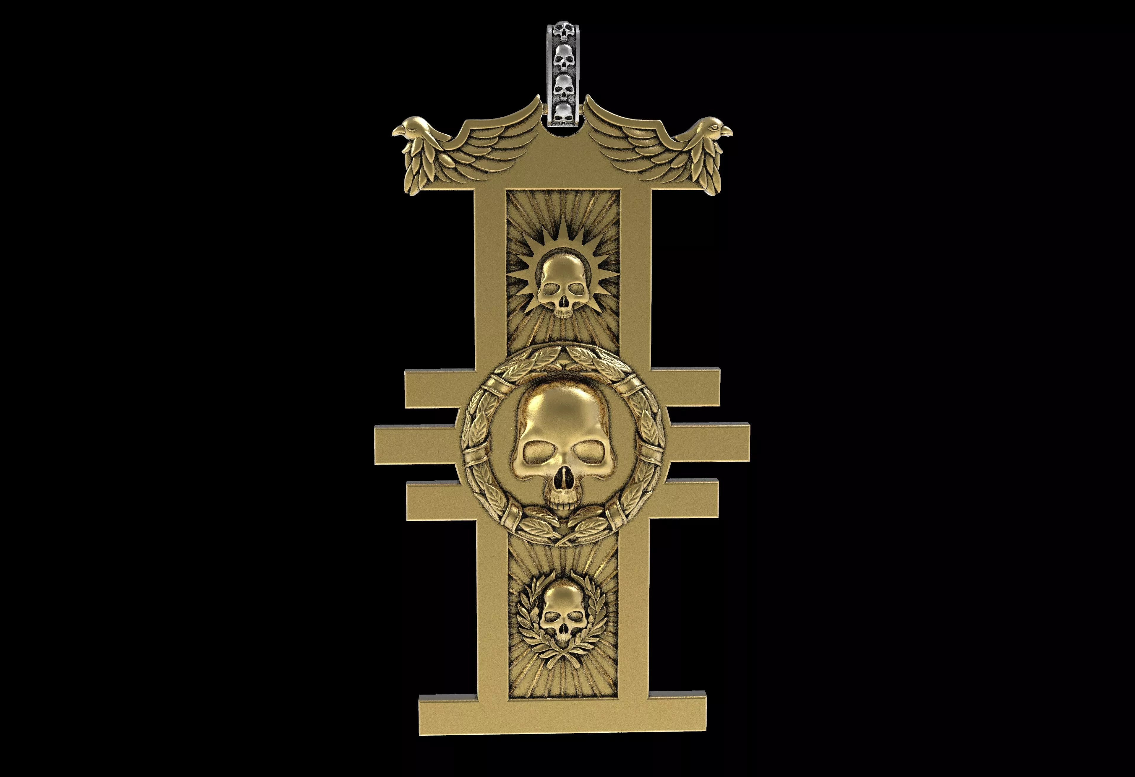 Mimir Forge Pendant 3D print model