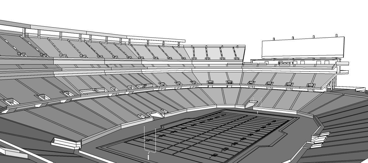 Levis Stadium - San Francisco California USA 3D model_6