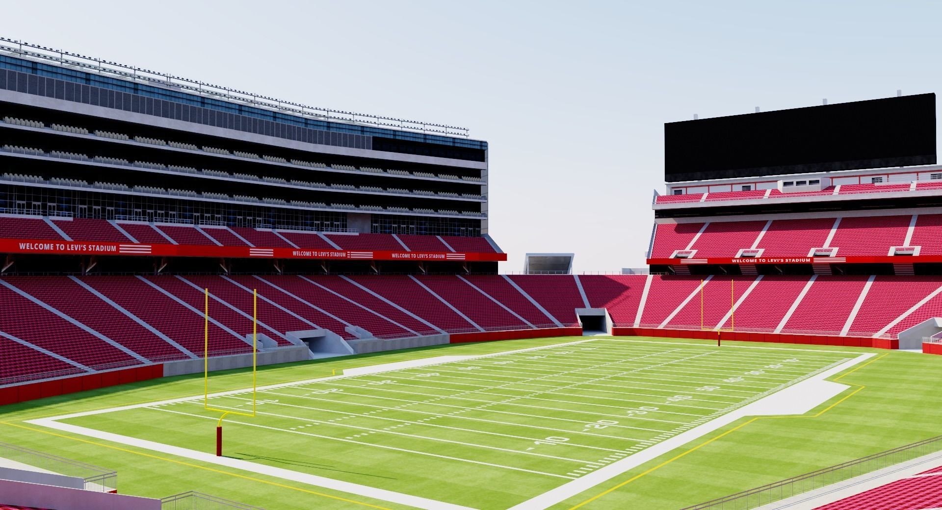 Levis Stadium - San Francisco California USA 3D model_2