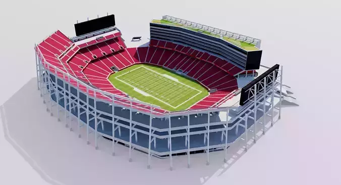 Levis Stadium - San Francisco California USA 3D model