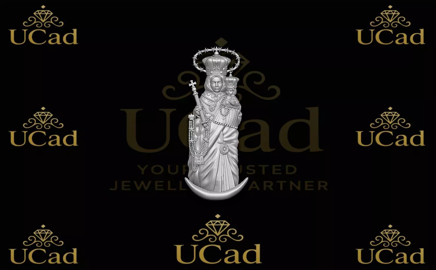 Our Lady of Velankanni Statue 3D print model