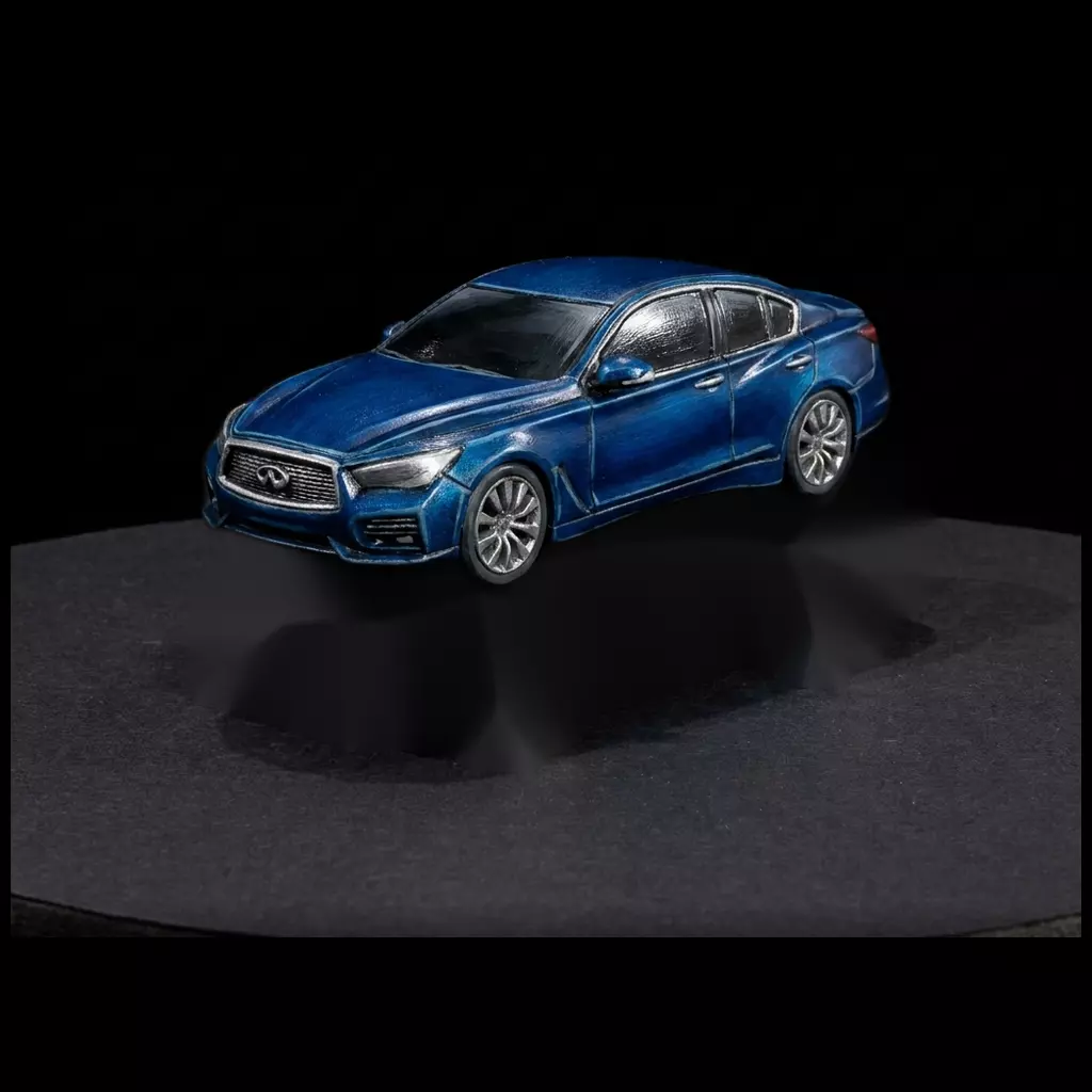 1-87 HO Sedan Car Model for Dioramas Printable STL 3D print model