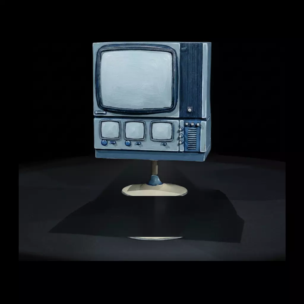 1-87 HO CRT TV - Diorama Prop Printable STL 3D print model