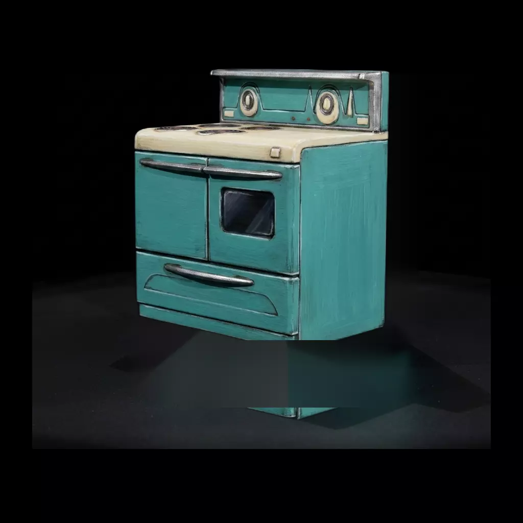 1-87 HO Range Stove for Dioramas Printable STL 3D print model