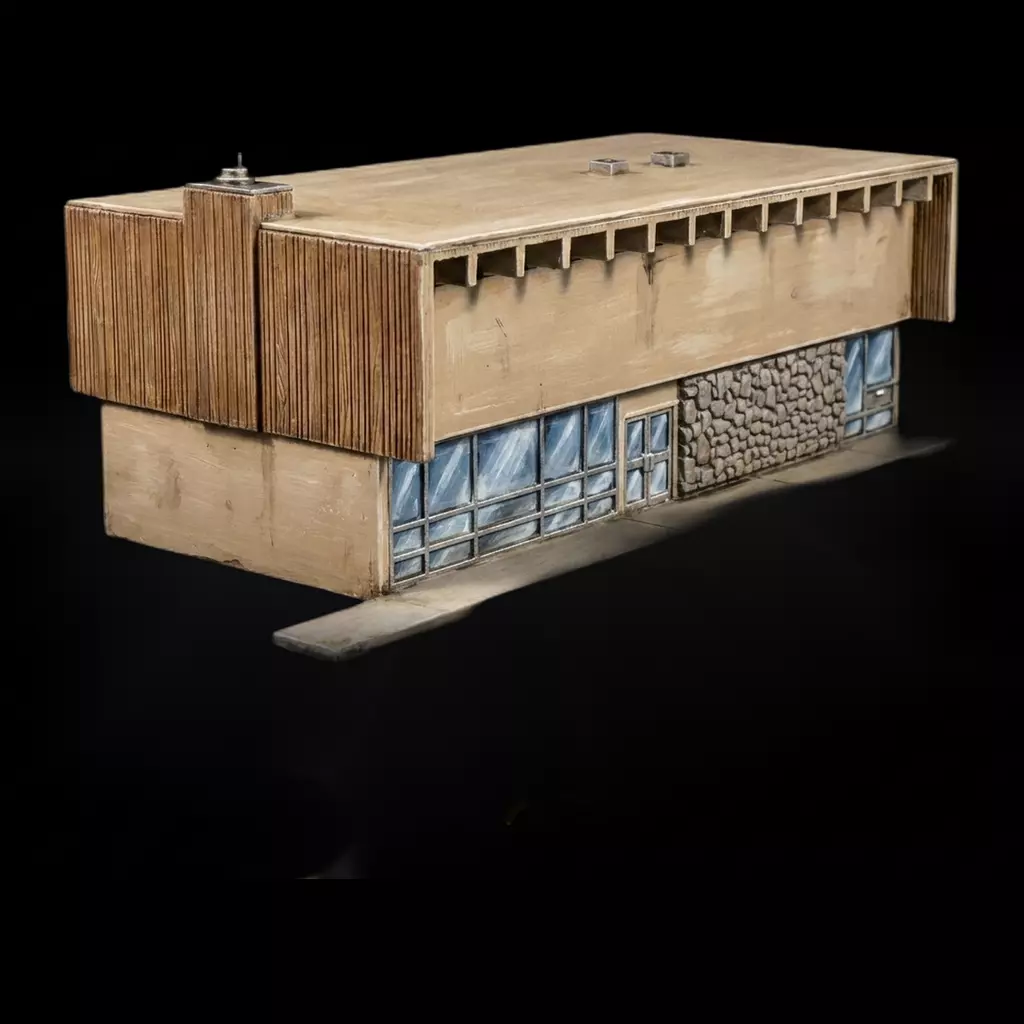 1-87 HO Building for HO Dioramas Printable STL 3D print model