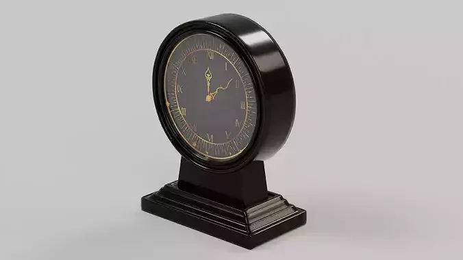 Luxury Brass Mantel Clock 03