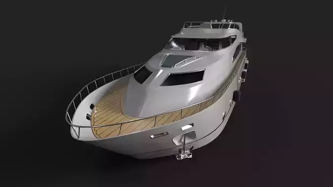 Luxury Yacht 3D model