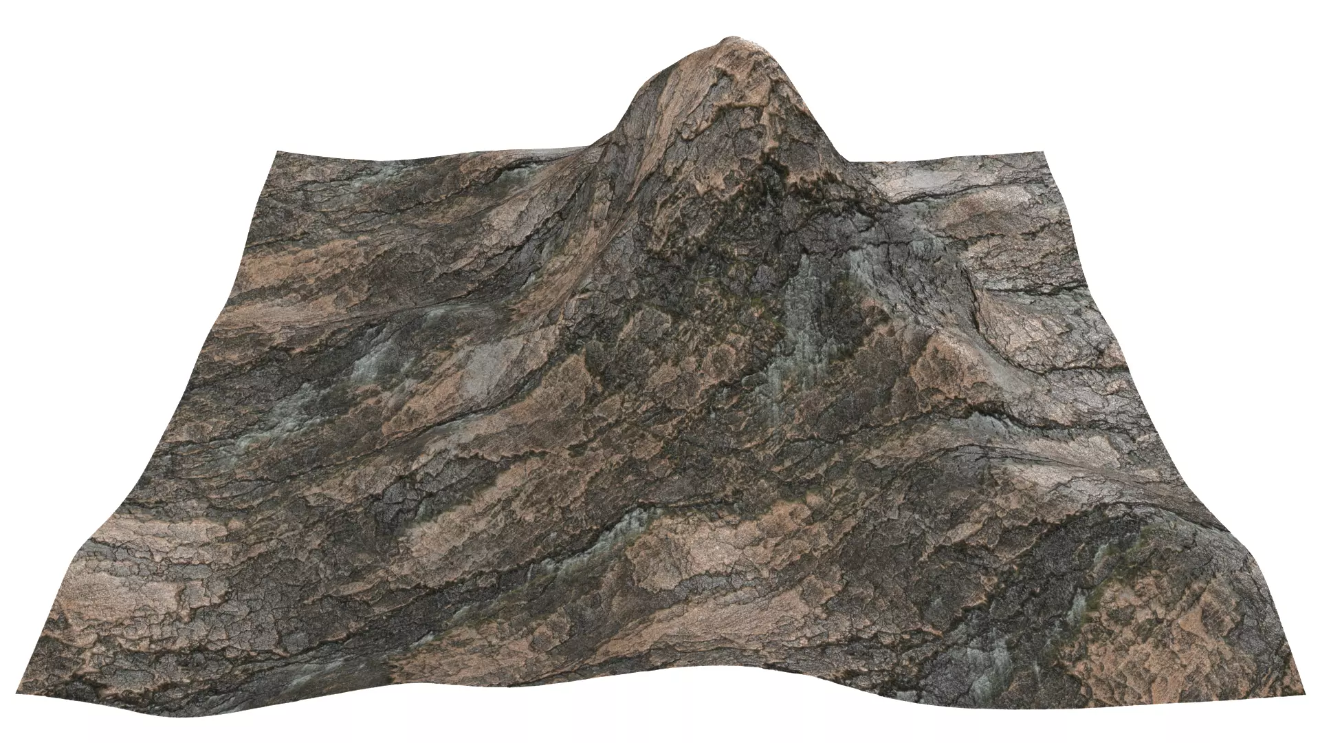NMA Terrain 001 Low-poly 3D model