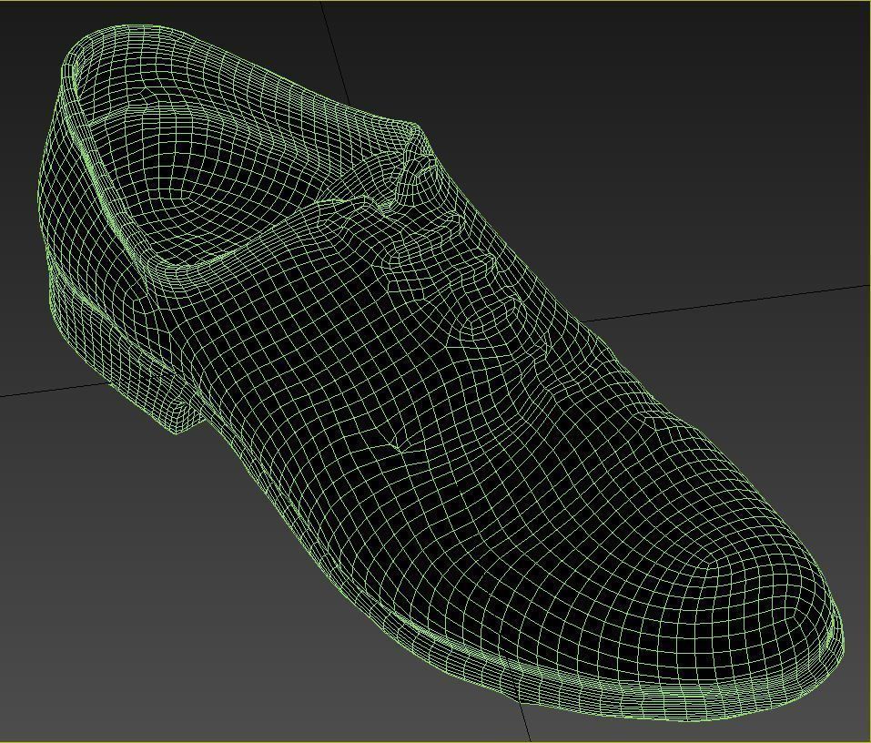 CLassic Women Shoes 3D model_8