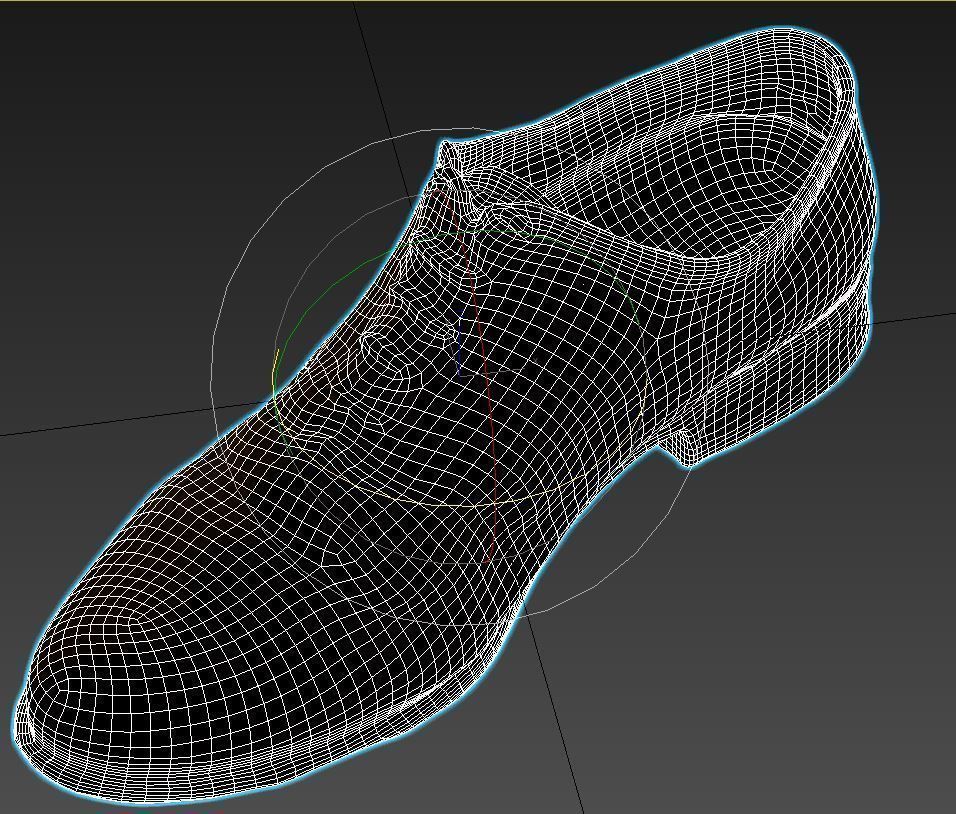 CLassic Women Shoes 3D model_7