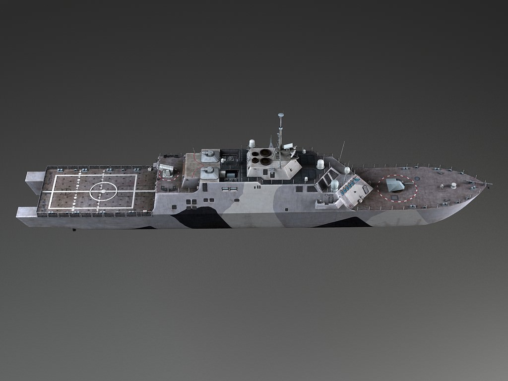 USS Independence LCS-1 3D model_11
