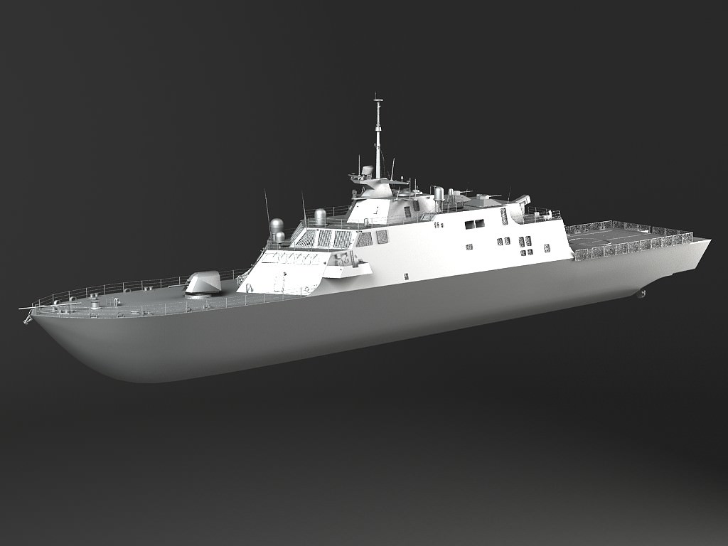 USS Independence LCS-1 3D model_22