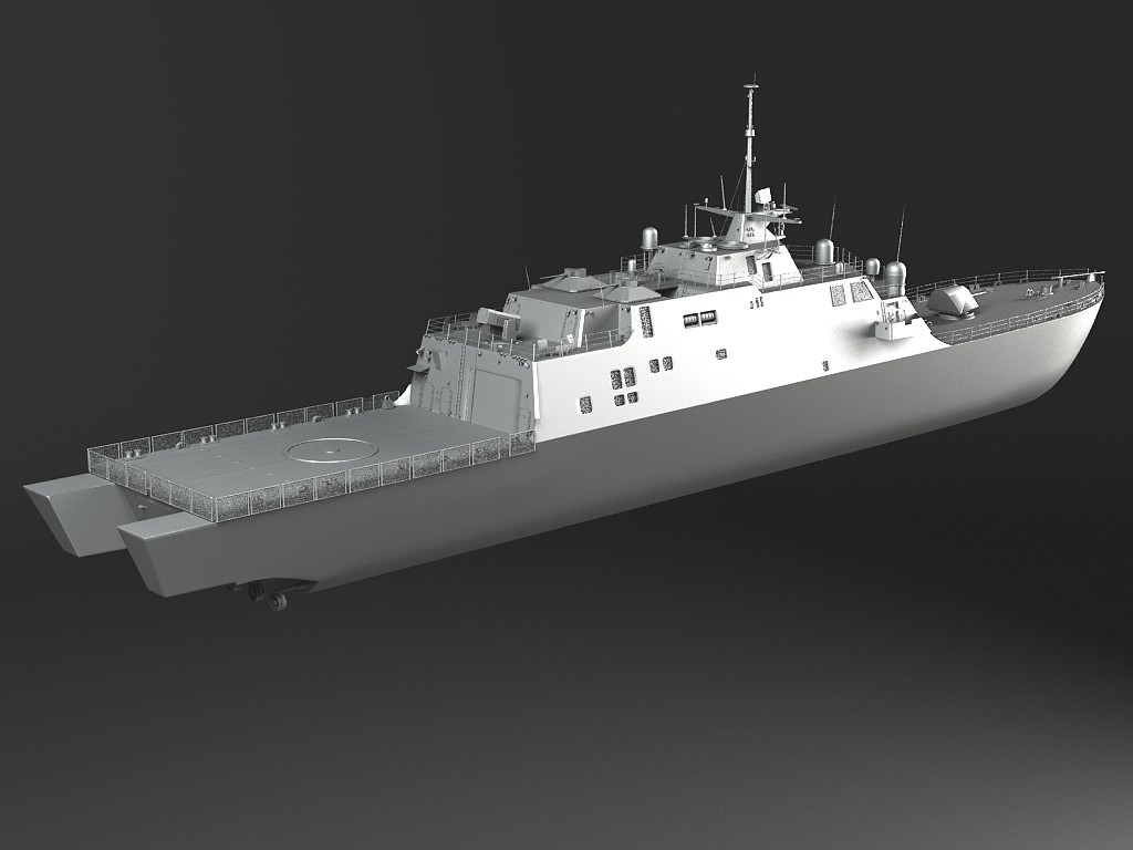 USS Independence LCS-1 3D model_24