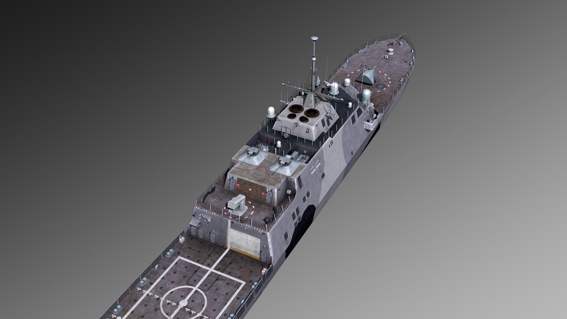 USS Independence LCS-1 3D model_17