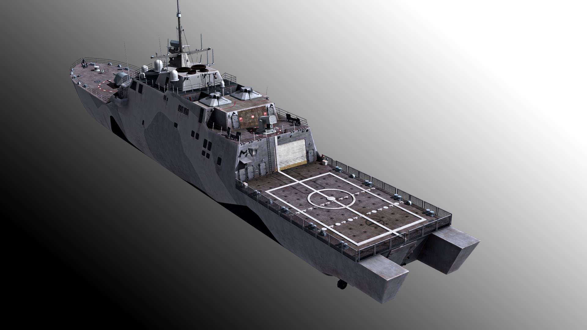 USS Independence LCS-1 3D model_15