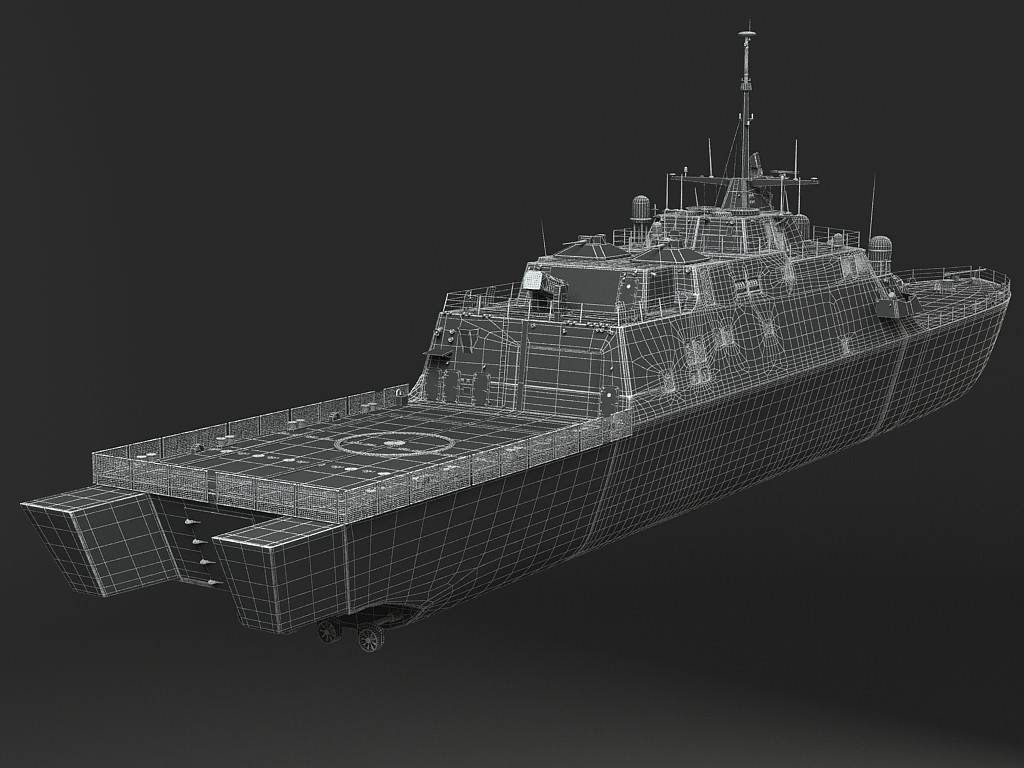 USS Independence LCS-1 3D model_29