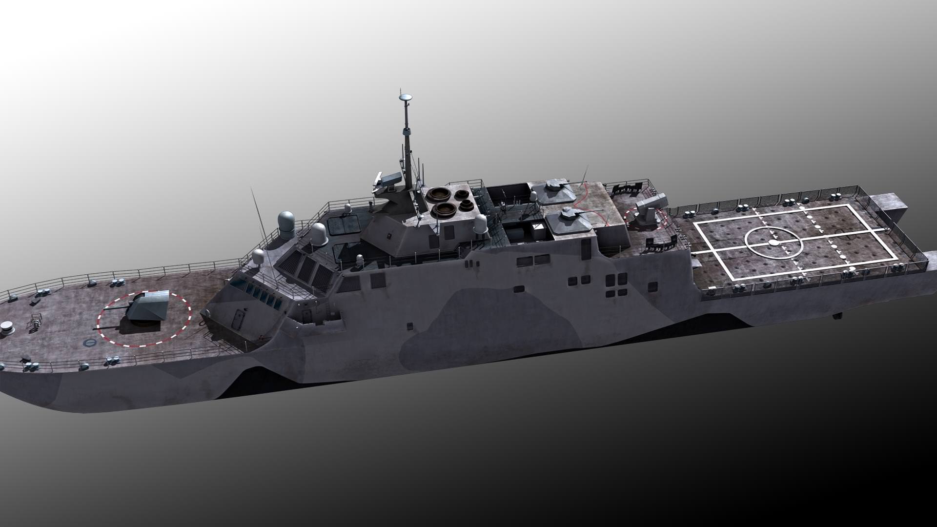USS Independence LCS-1 3D model_21