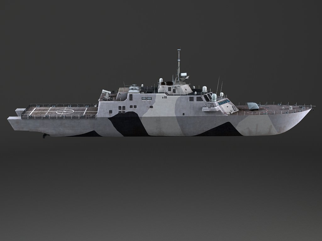 USS Independence LCS-1 3D model_9