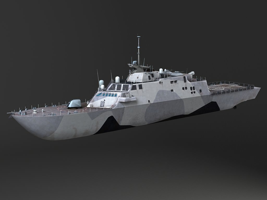 USS Independence LCS-1 3D model_4