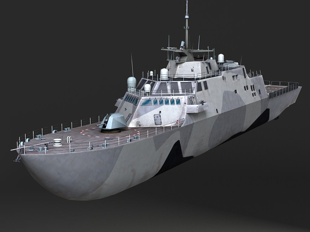 USS Independence LCS-1 3D model_5
