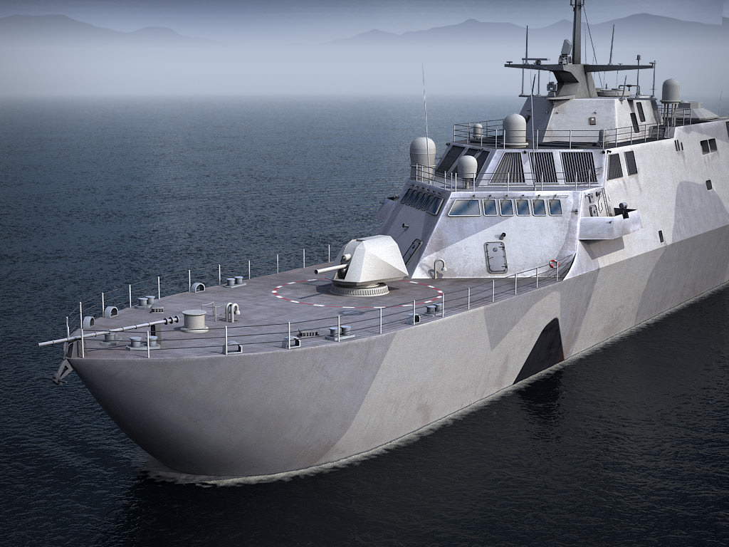USS Independence LCS-1 3D model_2