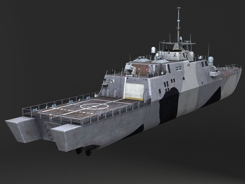 USS Independence LCS-1 3D model_8