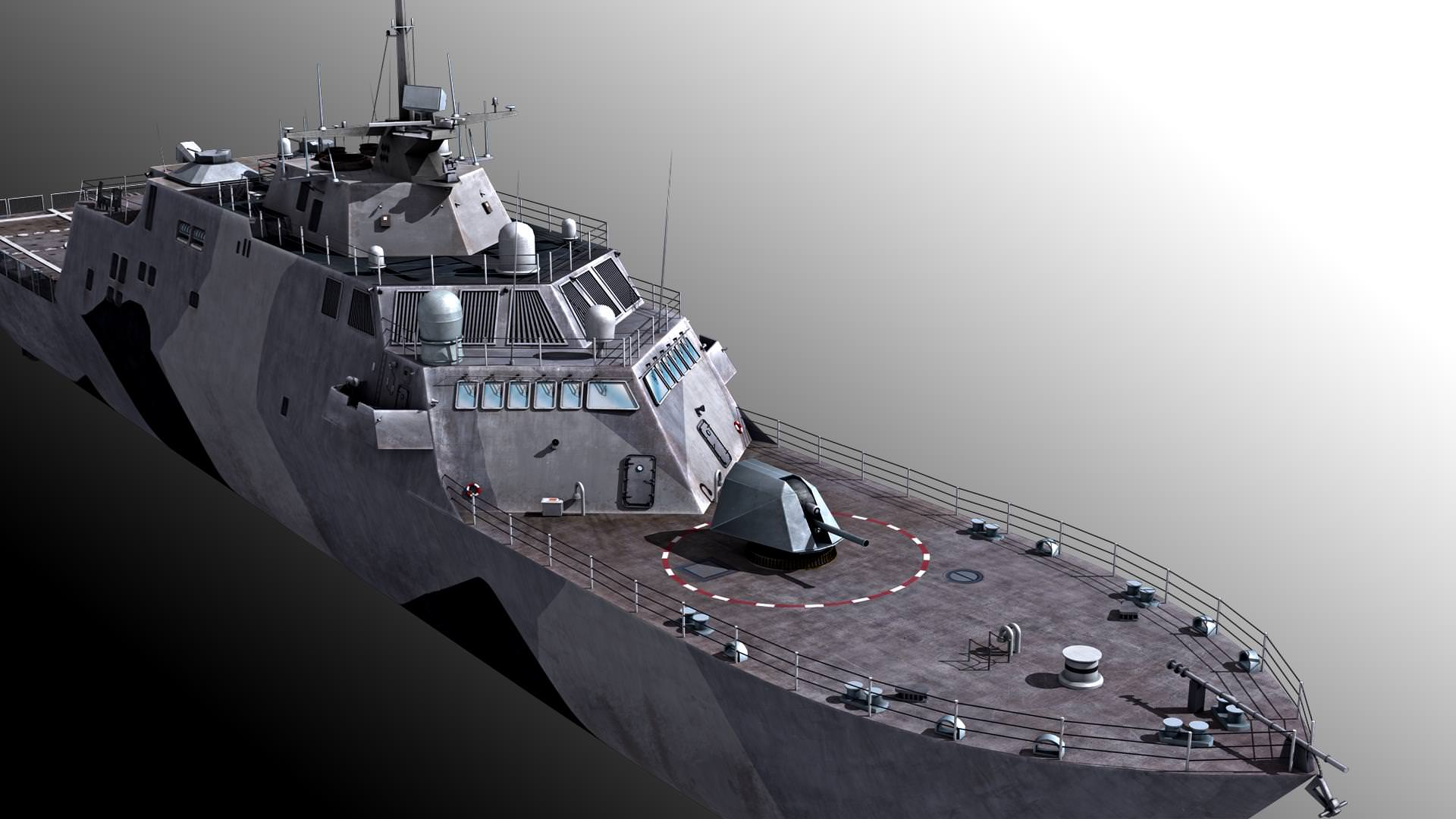 USS Independence LCS-1 3D model_14