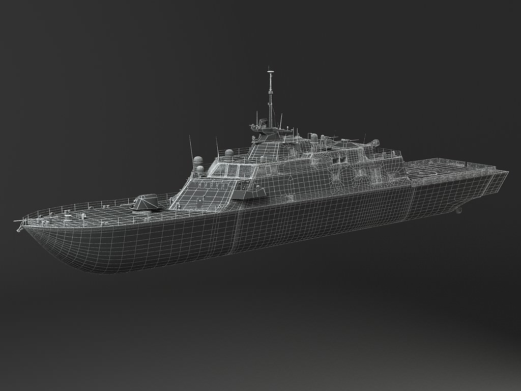 USS Independence LCS-1 3D model_26