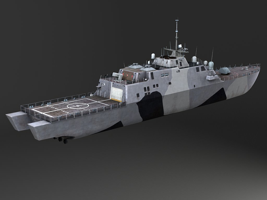 USS Independence LCS-1 3D model_10