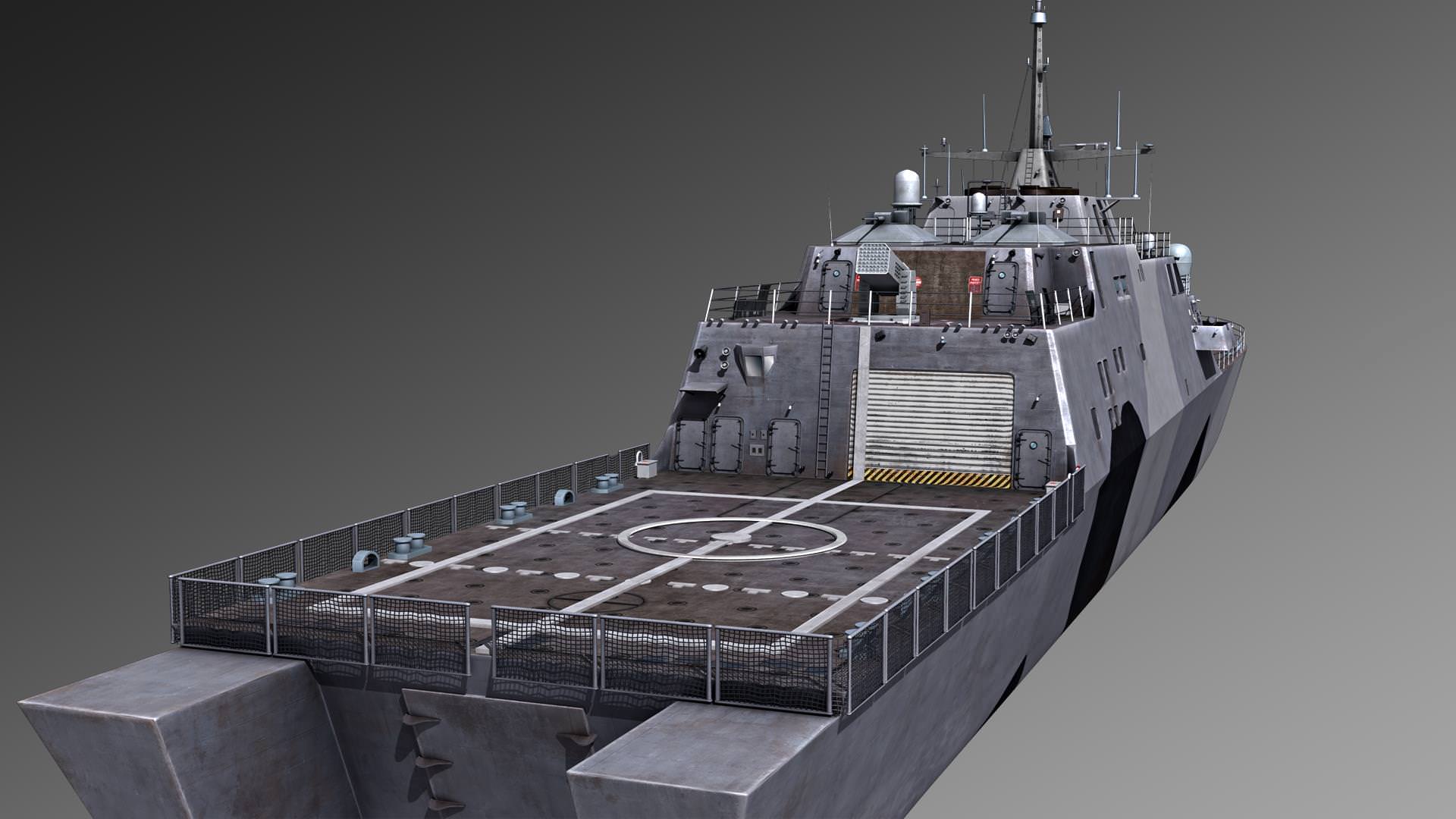 USS Independence LCS-1 3D model_16