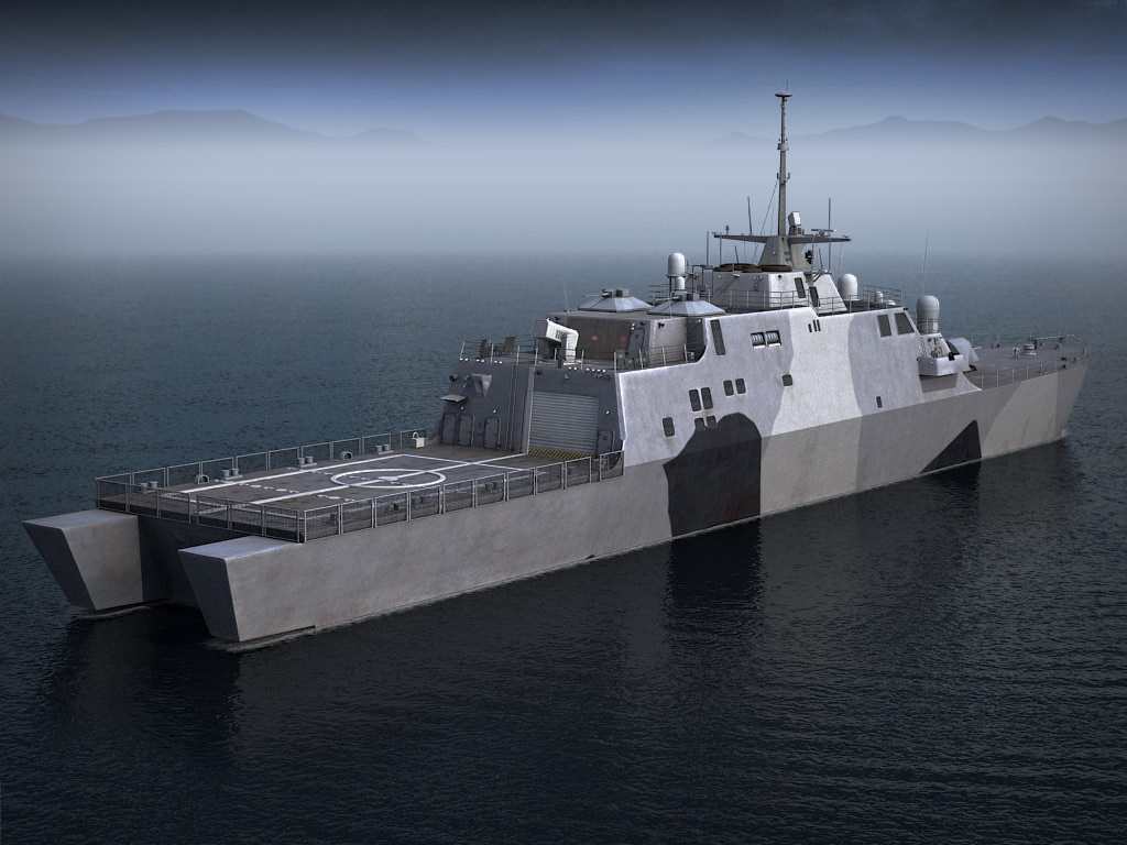 USS Independence LCS-1 3D model_1