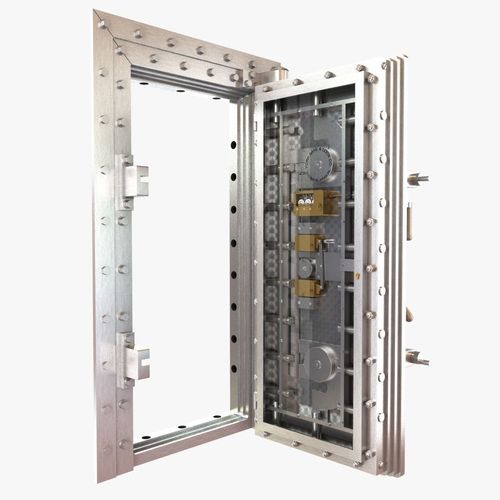 York classic vitage vault door 3D model