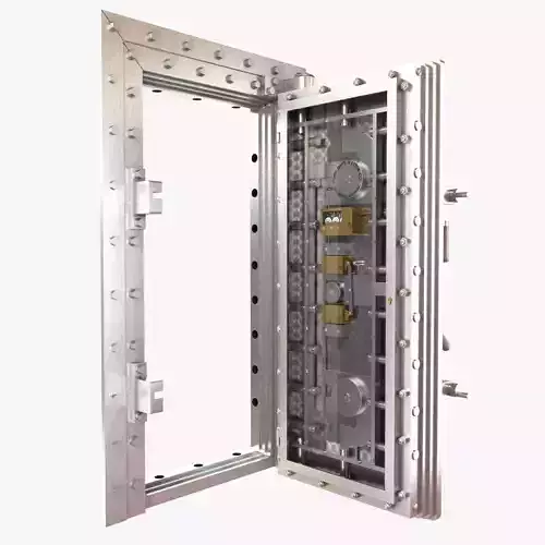 York classic vitage vault door 3D model