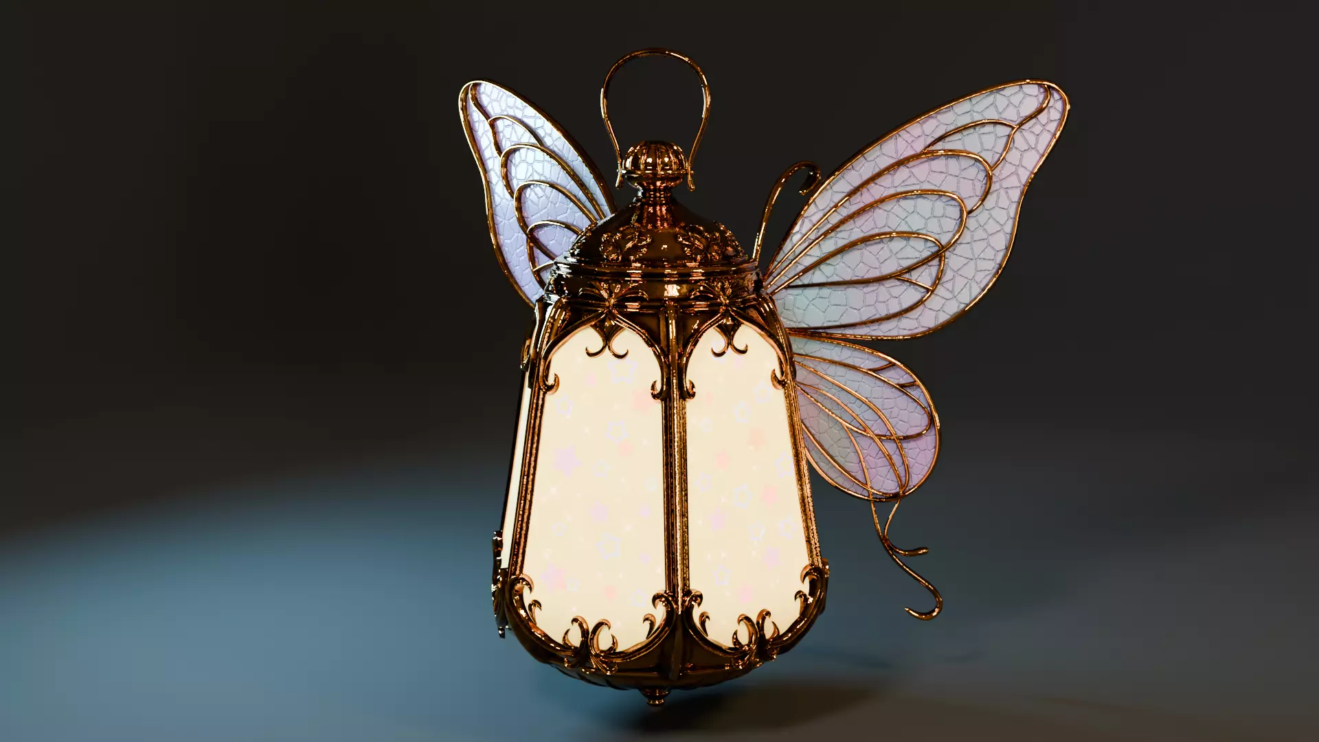 Magical Fairy Lantern 3D model