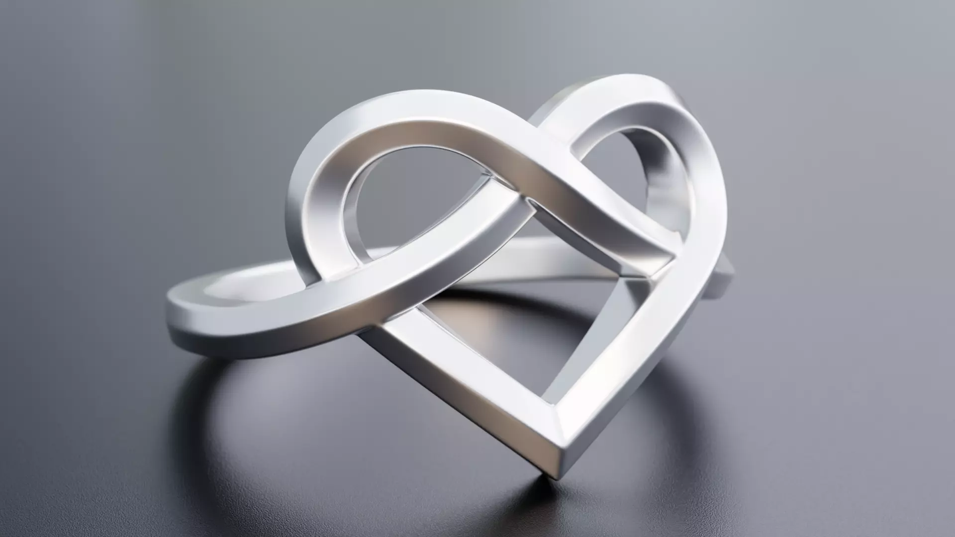Single Heart Ring - Design-7 3D print model