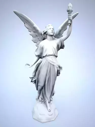 Lucy Angel Free low-poly 3D model