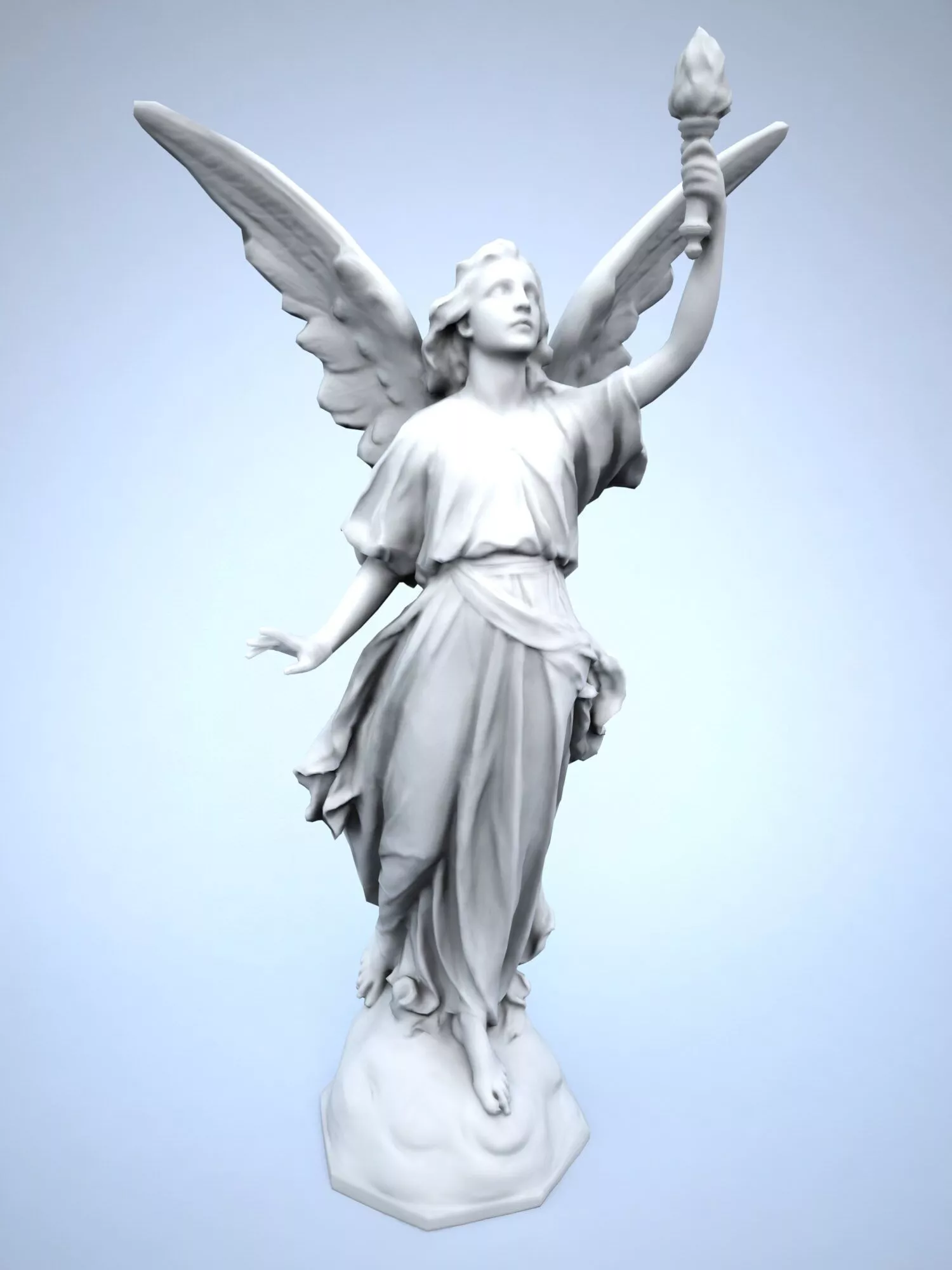 Lucy Angel Free low-poly 3D model