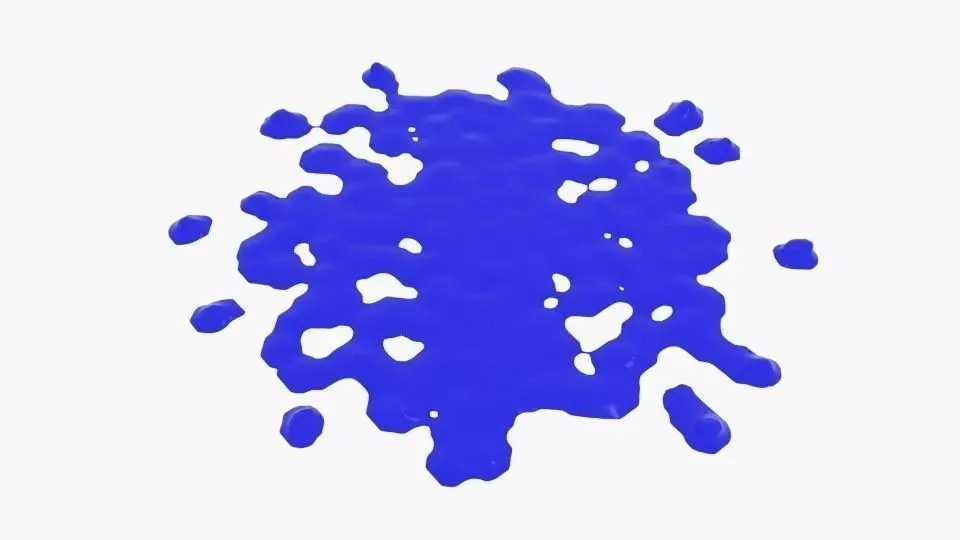 Sphere Splash Splatter 3D model