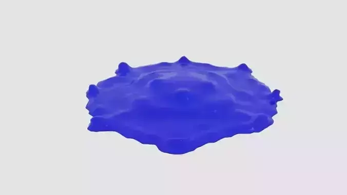 Cube Sphere Splash 3D model