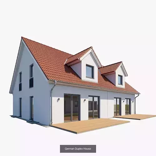 Modern German Residential Buildings Pack - 20 Buildings 4