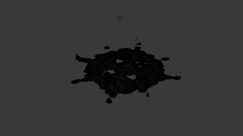 Cube Sphere Splash Splatter 3D model_4