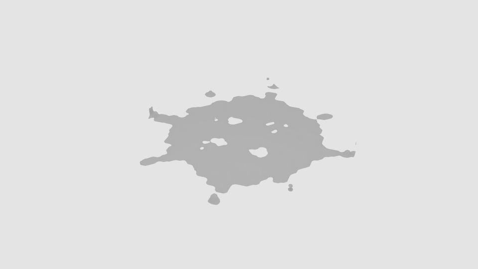 Cube Sphere Splash Splatter 3D model_5