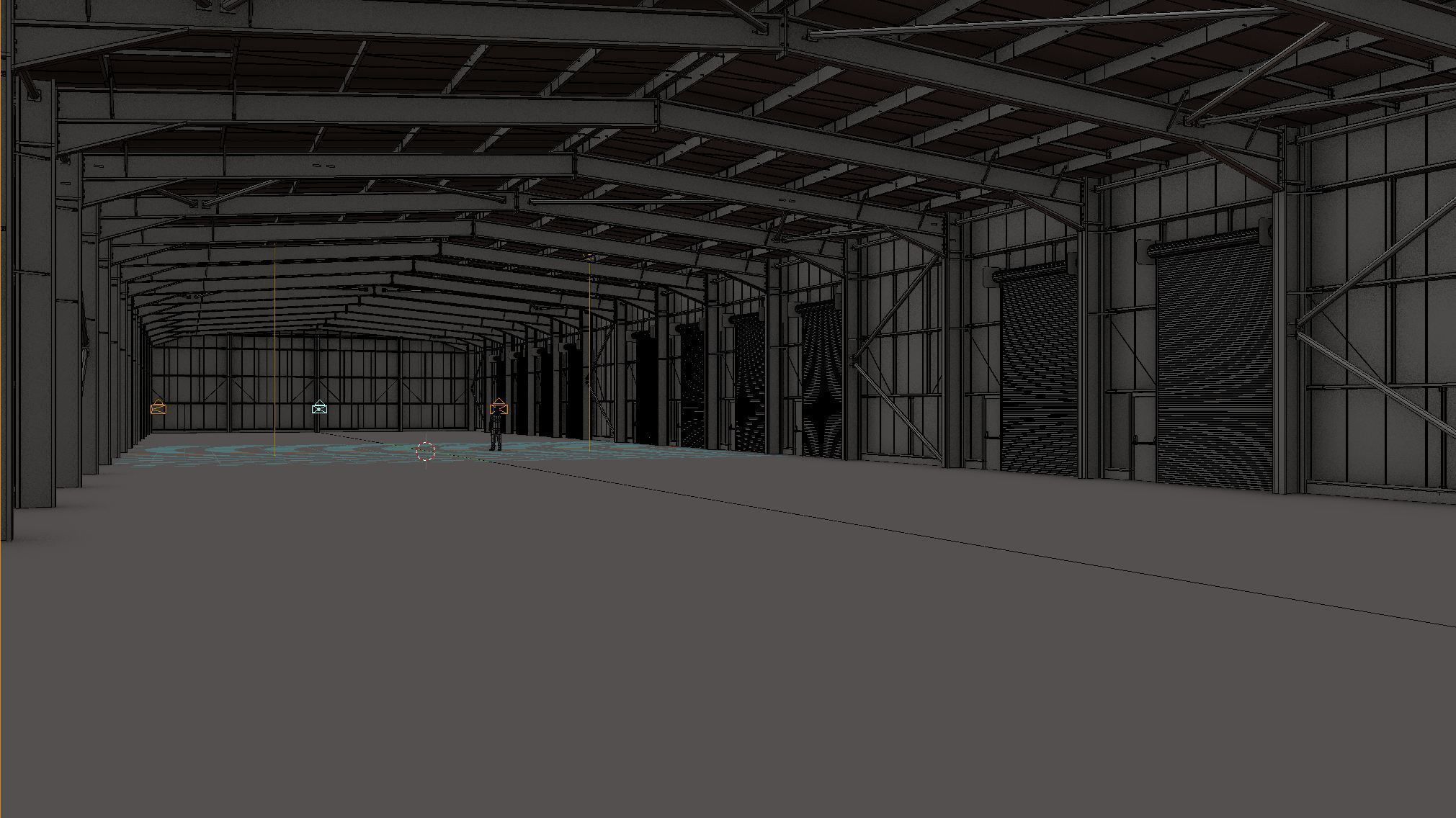 Warehouse Interior 2 Low-poly 3D model_8