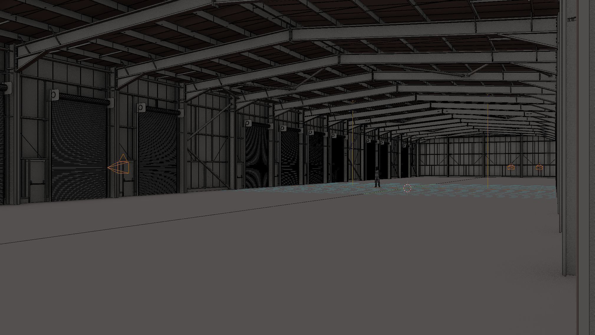 Warehouse Interior 2 Low-poly 3D model_6