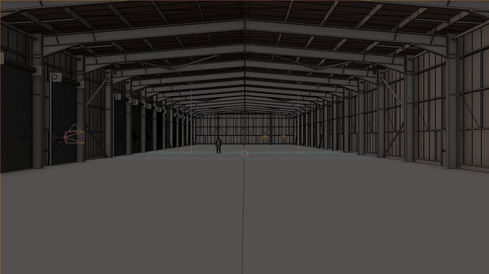 Warehouse Interior 2 Low-poly 3D model_5