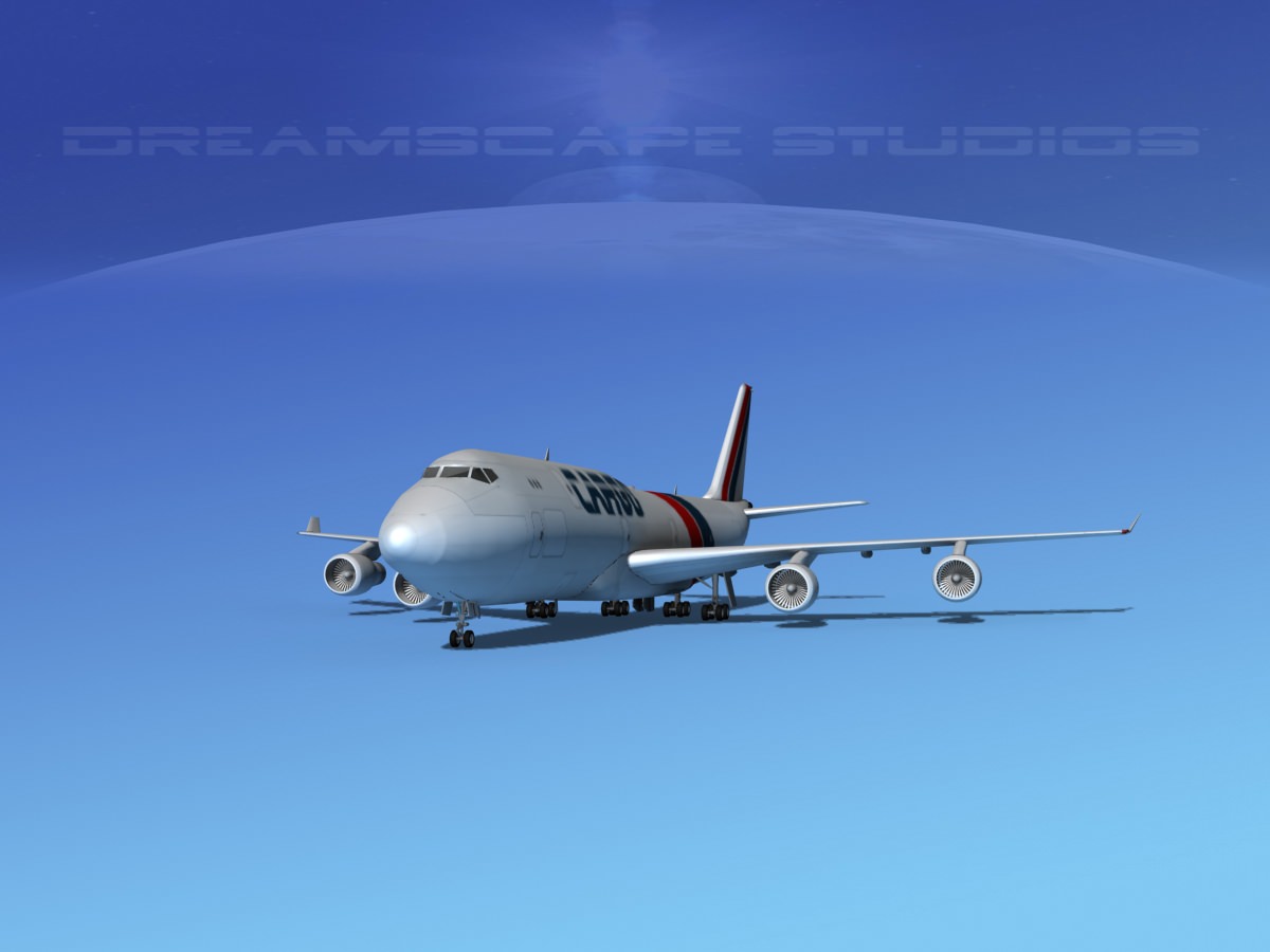 Boeing 747-8 Freighter 1 3D model_2