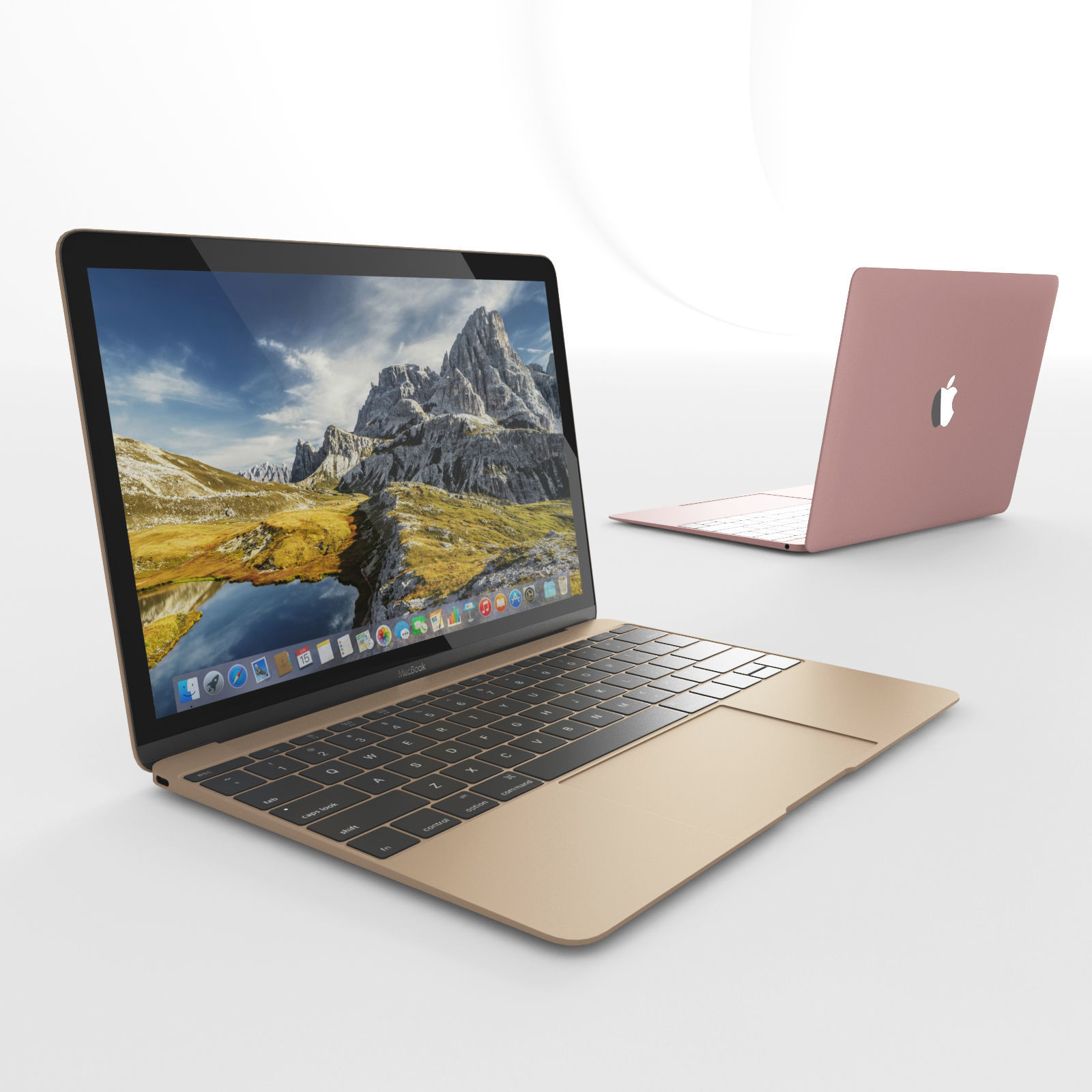 Macbook 2015 3D model_1