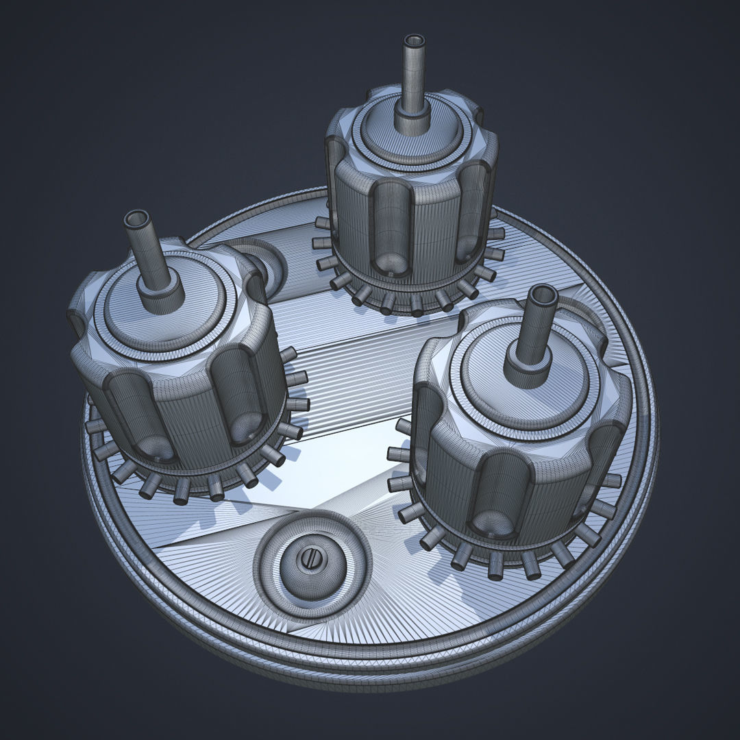 Sci-fi asset 4 - high poly 3D model_1