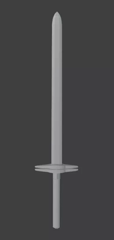 Longsword Lazarus Free low-poly 3D model