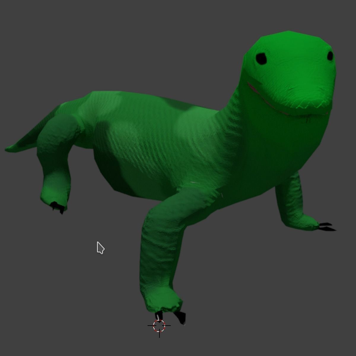 komodo dragon lizard Free low-poly 3D model